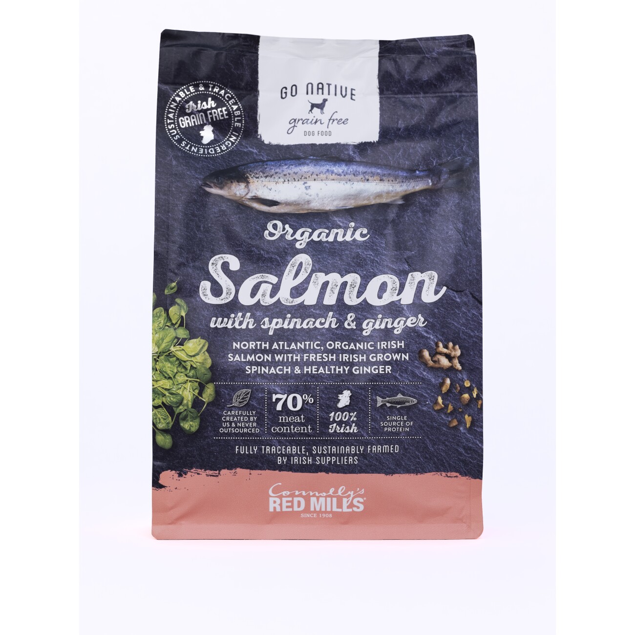 Go Native Salmon with Spinach Ginger 12 kg MAXI ZOO
