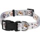 Halsband+Leine Set hellgrau M