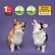 Two barking corgis face each other on a purple background, with awards for "Best Specialist Food" and "Best Dry Complete Food."