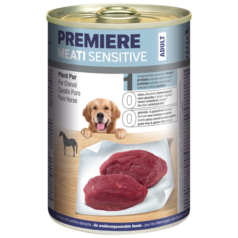 PREMIERE Meati Sensitive Pferd Pur 6x400 g