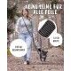 Person führt kleinen Hund an einer geflochtenen Leine im Wald; sichtbarer Text: „EINE LEINE FÜR ALLE FELLE; 230 CM; 1,5 CM“.