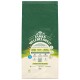 Green bag of James Wellbeloved pet food, 15 kg, featuring text about natural ingredients, hypoallergenic formula, and health benefits.
