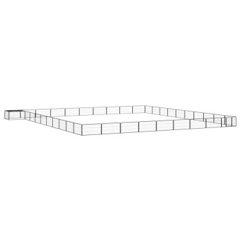 Hunde Laufstall / Freilaufgehege mit Unterstand 10 m, 10 m, 50 cm