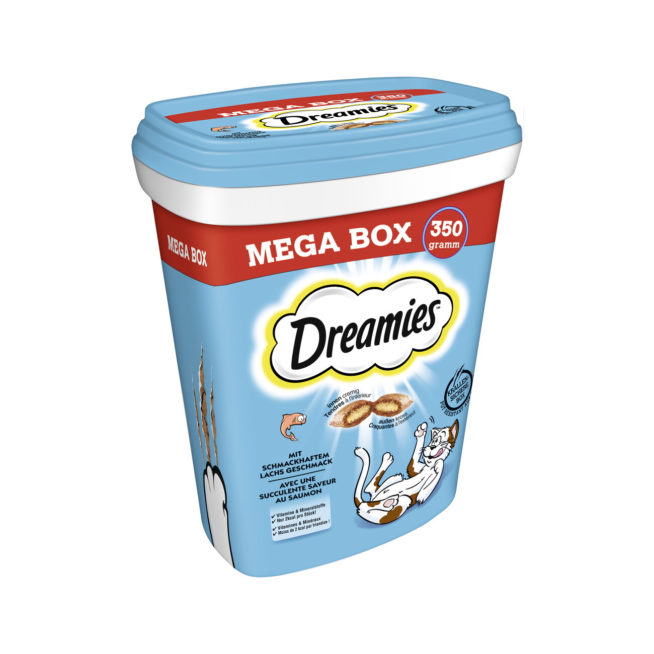 Dreamies Mega Box 350g Lachs