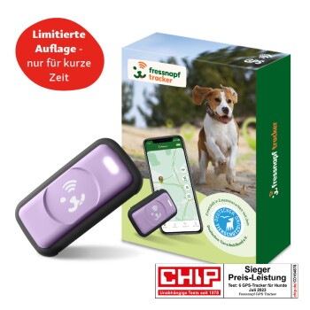 Fressnapf GPS-Tracker für Hunde Happy purple *limitierte Auflage