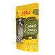 JosiDog Mini Adult Hundefutterbeutel mit Lamm und Gemüse in Sauce, 84 % Fleisch, präbiotische Inulin, Vitamine E und D3.