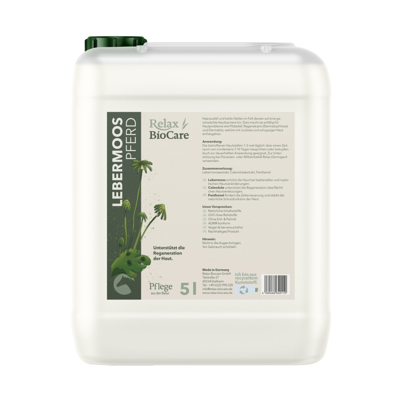 Relax Biocare Lebermoos Pferd 5 Liter - Bild 4