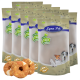 Lyra Pet Hundeleckerlis Verpackung: beiger Beutel mit Bildern von Hund, Katze und kleinem Hund, beschriftet mit "Lyra Nature Power" und "10 Jahren Best Qualität."