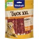 Vitakraft Pure DUCK XXL Bonas Hundekausticks-Packung mit Golden Retriever; sichtbare Logos '100%' und 'recycelbar' auf der Verpackung.