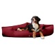 TRIVIA orthopädisches Hundebett dunkelrot 1,2 m, 25 cm, 1,2 m