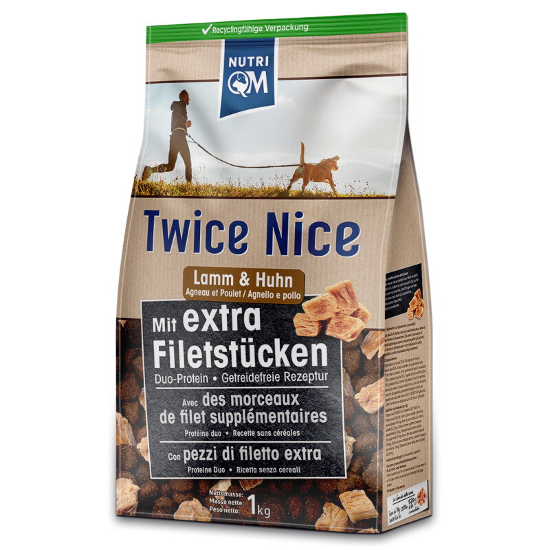 NutriQM Twice Nice Huhn und Lamm 12 kg