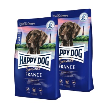 Happy Dog Supreme Sensible France Ente 2x12,5 kg