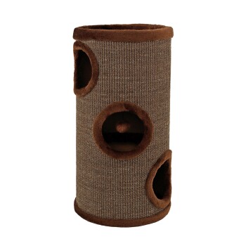 70cm Kratztonne mit Sisal braun