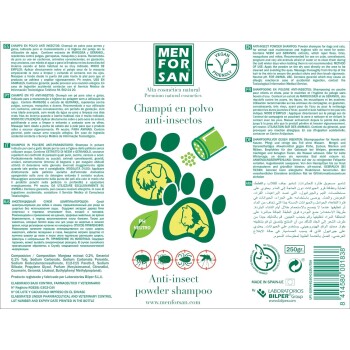 Pulvershampoo für Hunde, Katzen und Nagetiere 250g