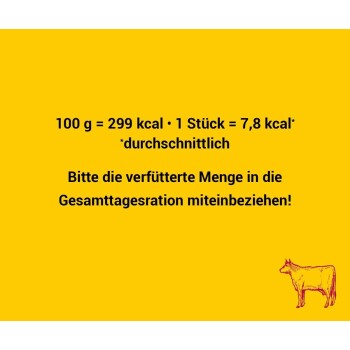 Runder Snack für Hunde: leichte, knackige Krokette, getreidefrei, kalorienarm, mit Erbsen und Karotten, ohne künstliche Zusätze.