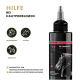 Schwarze Flasche von Petcare Pethorse Health 2000 für Hautprobleme bei Pferden, mit Symbolen für Sommerekzem, Juckreiz und Dermatitis.
