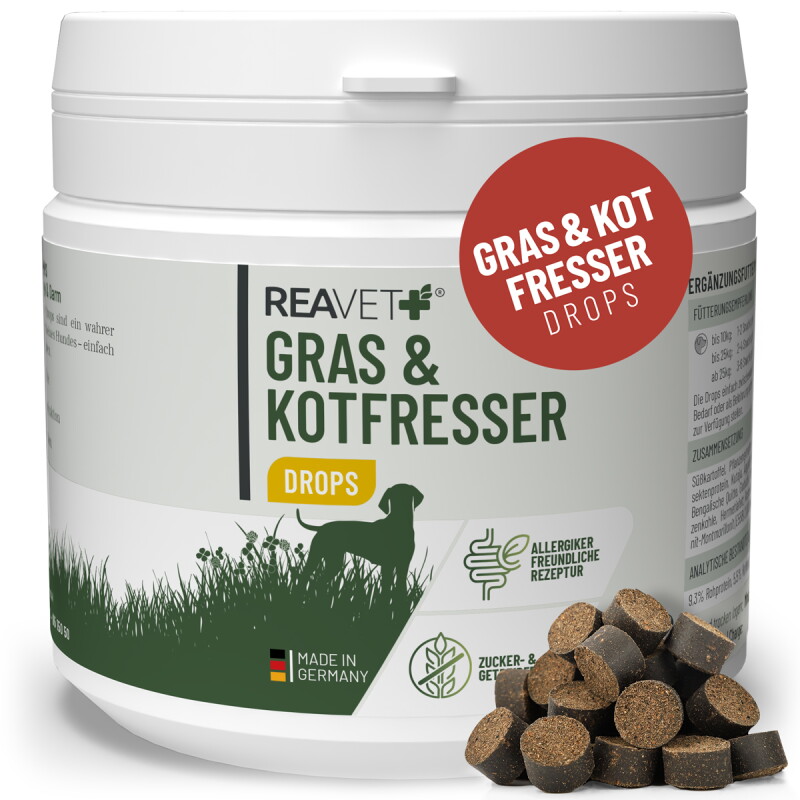 REAVET Gras & Kotfresser Drops 350g