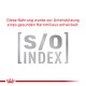 Bild zur Förderung von Haustierfutter für die Harnwegsgesundheit, mit silbernem Text "[s/o] INDEX" und einer roten Überschrift mit dem Text "Für gesunde Harnmilieu."