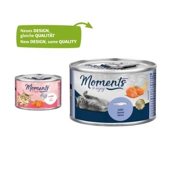 Moist cat food in a outlet bag