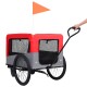 2-in-1 Fahrradanhänger rot