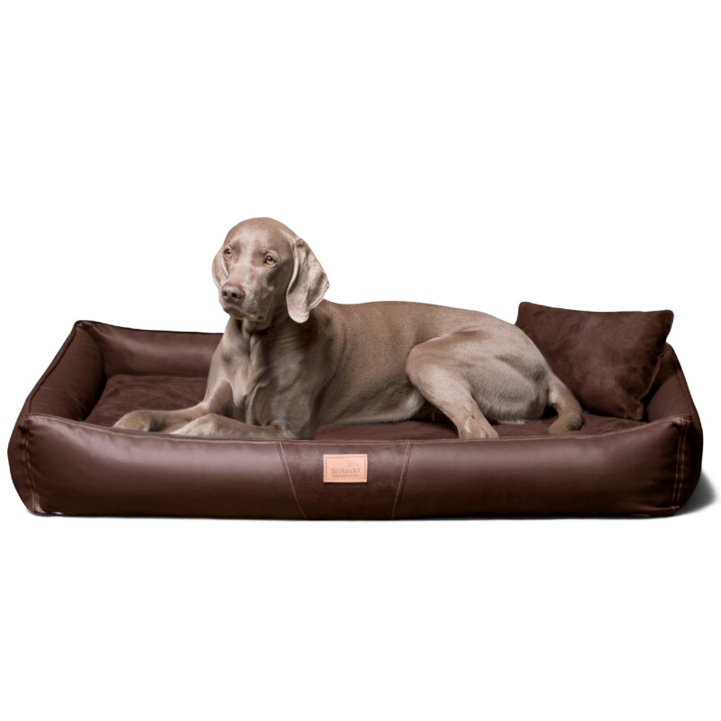 Tierlando CLIFFORD SOFT orthopädisches Hundebett braun 85 cm, 16 cm, 60 cm