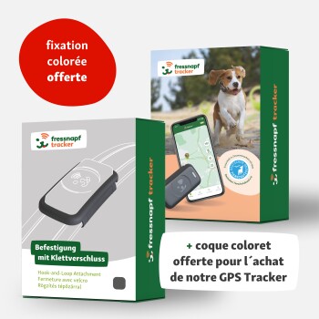 Fressnapf GPS-Tracker für Hunde + Befestigung grau/ schwarz