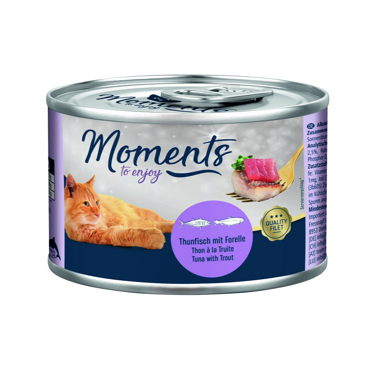 MOMENTS Adult Thunfisch mit Forelle 12x140 g