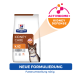 Beutel Hill's Prescription Diet Kidney Care k/d Katzenfutter mit einem Katzenbild, mit den Texten "Neue Formulierung" und "ActivBiome+ Kidney Defense".