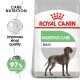 Royal Canin Digestive Care Maxi dog food bag with a brown and white dog, emphasizing improved stool quality and 97% proven results.