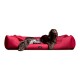 MORITZ KOMFORT Hundebett Hundesofa M - XXXL 90 110 130 160 185 cm dunkelrot 1,1 m, 25 cm, 90 cm