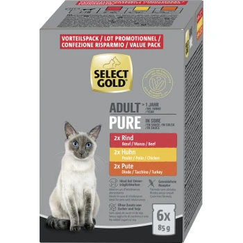 Adult Pure in Soße Multipack 6x85g