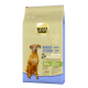 Select Gold Maxi Senior dog food bag, featuring a brown dog on the front, labeled for dogs over 25 kg, with ingredients of duck and potato.
