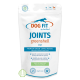 Weißer Beutel mit Aufschrift „DOG FIT JOINTS greenshell large“, Premium-Grünlippmuschel, Hinweis „FREI VON ZUSATZSTOFFEN“ und Hundesilhouette-Logo
