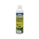 Flasche mit AQUARIS Aqua Flora Pflanzen-Dünger, mit einem grünen Etikett, das Anweisungen und Nährwertinformationen auf der Rückseite zeigt.