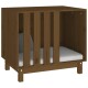 Hundehütte Massivholz Kiefer Hundehöhle Hundebett braun 70 cm, 50 cm, 62 cm