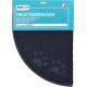 Paillasson pour toilettes pour chat en demi-cercle bleu foncé