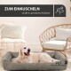 Hundesofa XXL mit Gratis-Beigabe, weicher Cord