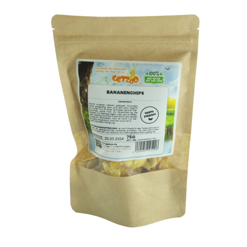 Getzoo Bananenchips 75g