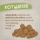 Illustration von Haustierkot mit der Bezeichnung "KOTWASSER," die die Rolle lebender Hefen für die Darmgesundheit und die Unterdrückung schädlicher Keime hervorhebt.