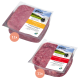 Zwei proCani Haustierfutterpakete: eines "Geflügel komplett" und eines "Rindfleisch-Geflügelknorpel-Mix", beide mit 11x Menge.