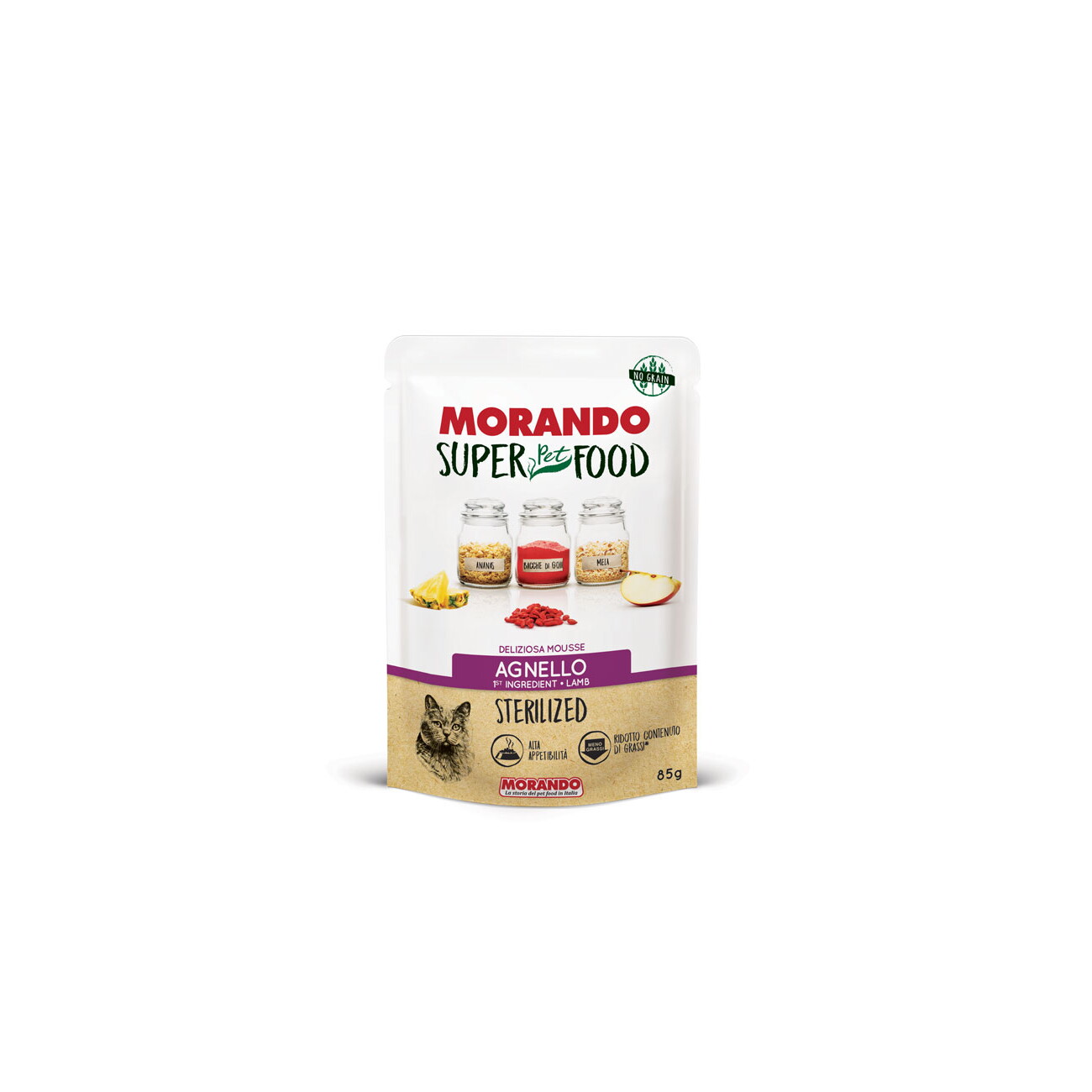 MORANDO SuperPet Food Sterilized Lamm 24x85 g