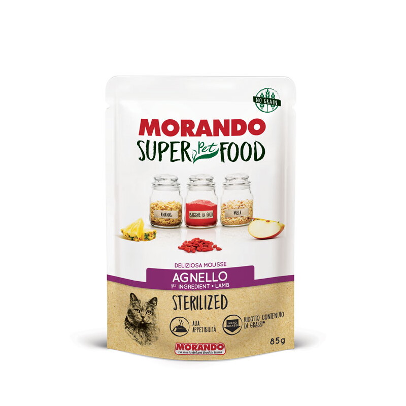 MORANDO SuperPet Food Sterilized Lamm 24x85 g