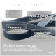 Grau flexibler Hundeleine mit Wassertropfen, die Sichtbarkeit, Stärke, einfache Reinigung und Griff betont. Ideal für sicheres Hundetraining und Spaziergänge.
