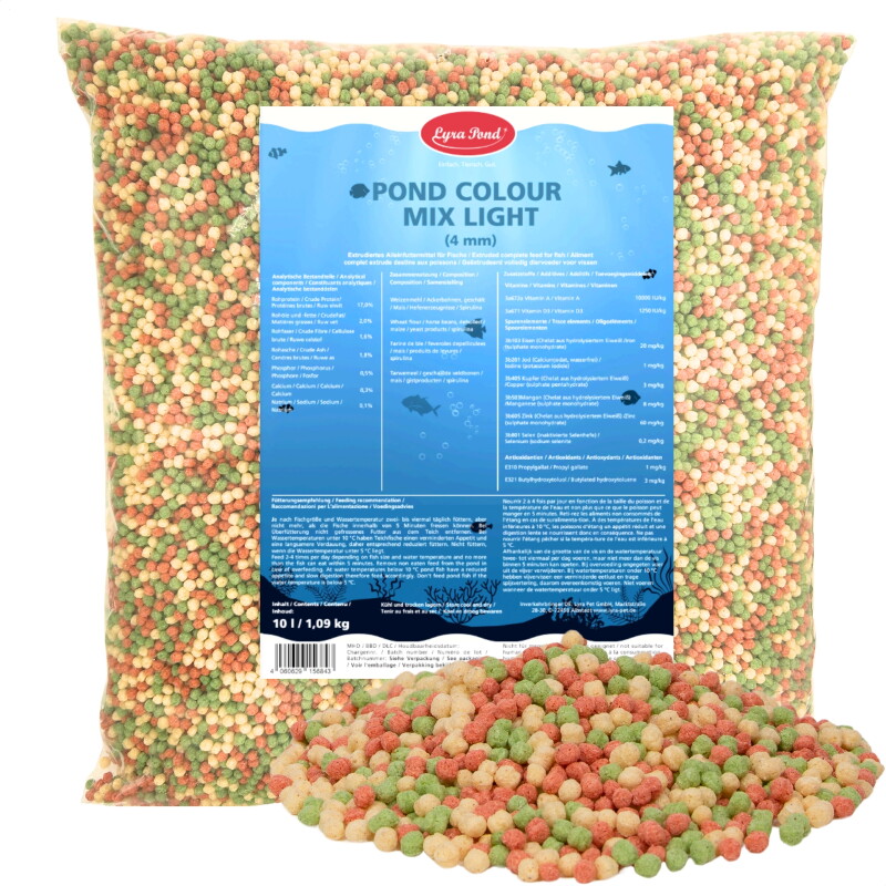 Lyra Pet Lyra Pond Colour Mix Light Fischfutter 1,09 kg