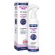 Canosept Fellpflege Spray für Hunde, weiße Sprühflasche und Verpackung mit Zerstäuber, lila Hunde-Logo und sichtbarem deutschen Produkttext.