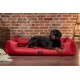 ® GOOFY - Orthopädisches Hundebett aus Polyester inkl. Matratzenschoner braun 1,1 m, 22 cm, 90 cm
