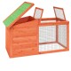 Kaninchenstall 100,5x54x55cm (L x B x H) naturfarben