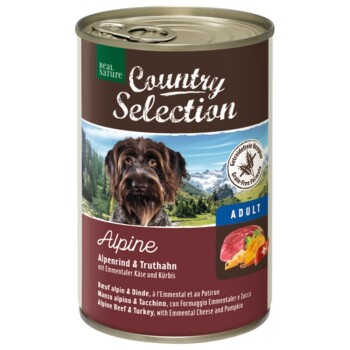 Country Selection Adult 6x400 g Alpine with Alpine Beef & Turkey