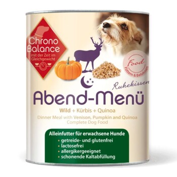 Abend Menü Wild mit Kürbis und Quinoa 800 g