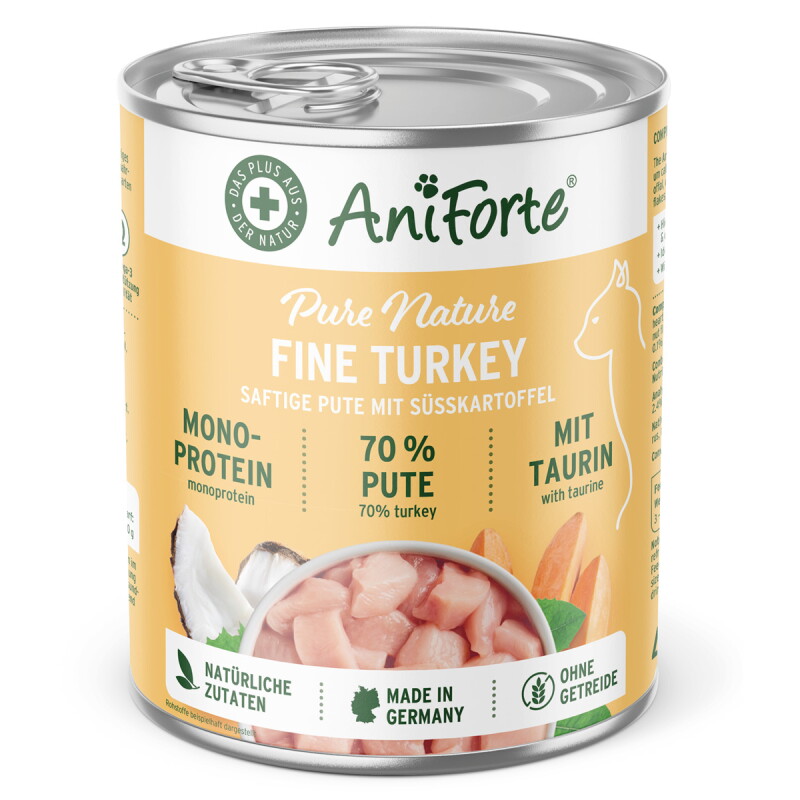 AniForte Fine Turkey Pute mit Süsskartoffel 400 g